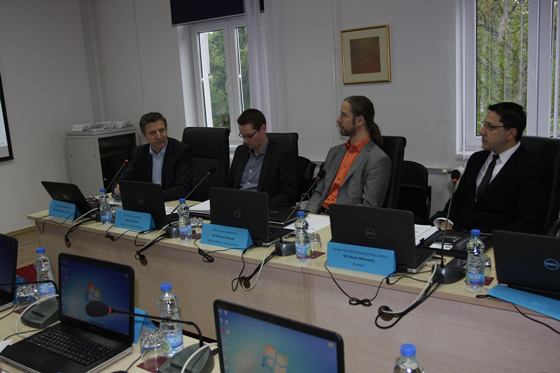 The representatives of the BIT group from Graz, Austria, in Banja Luka