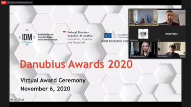Assistant Professor Mitar Simić, PhD, Received the Danubius Award for Young Scientists of the Danube Region 