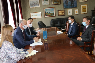 Rector Talked With the Ambassador of Romania