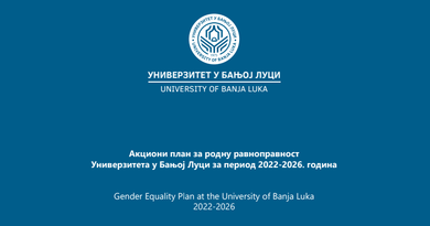 Usvojen Akcioni plan za rodnu ravnopravnost na UNIBL