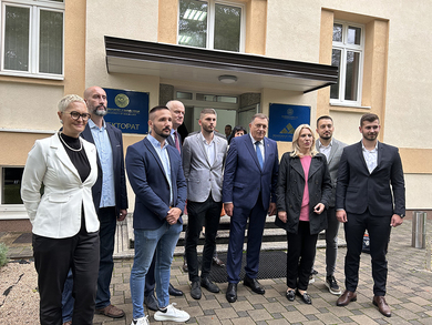 Dodik i Cvijanovićeva obišli radove u Univerzitetskom gradu