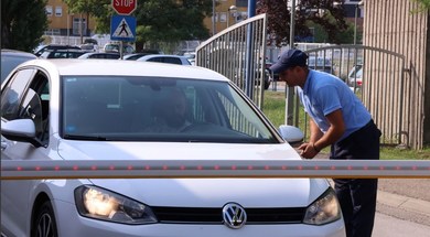 A reconstructed road was opened, charging of vehicles entry into the University campus started