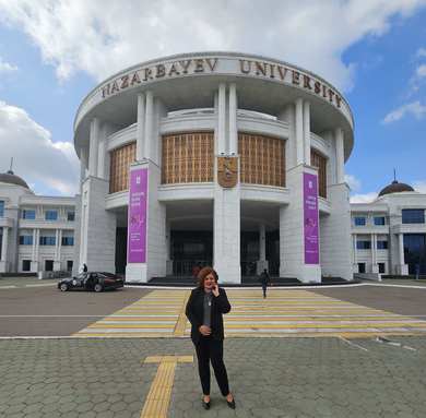 Docent Nina Sajic, PhD, at General assembly in Kazakhstan