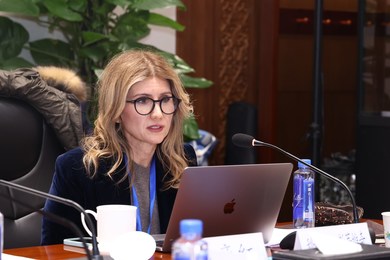 Assist. Prof. Ljiljana Stević, PhD, at the Symposium of Research Organizations