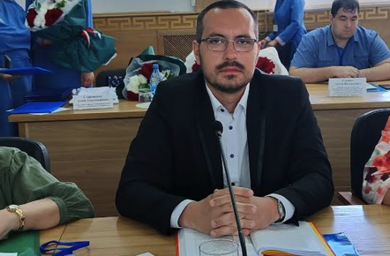 Asst. Prof. Dr Nikola Ožegović at the Conference in Tuva