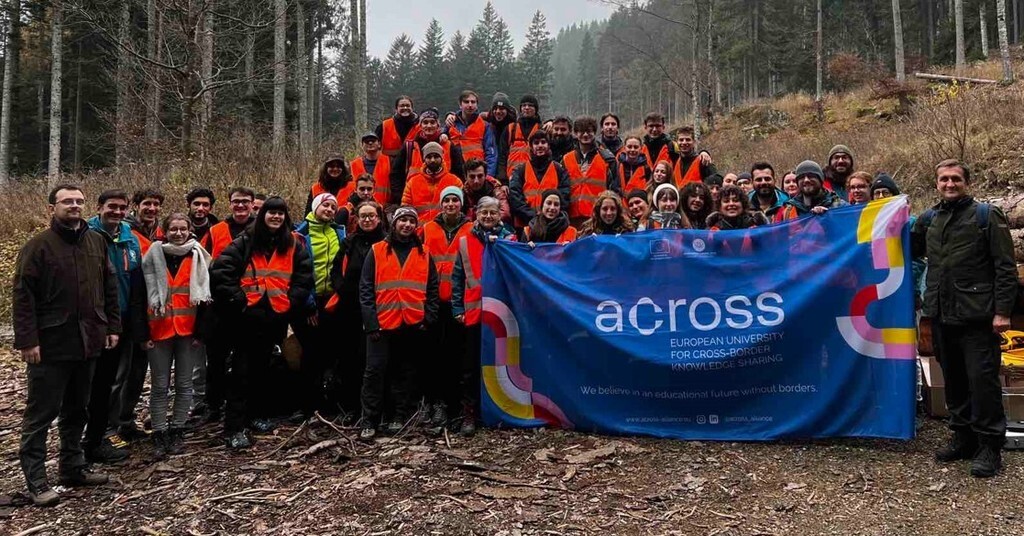 Across: Representatives of the Faculty of Forestry v...