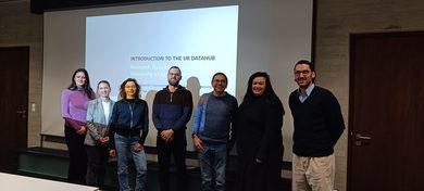 Representatives of the University of Banja Luka on a study visit to IOS in Regensburg