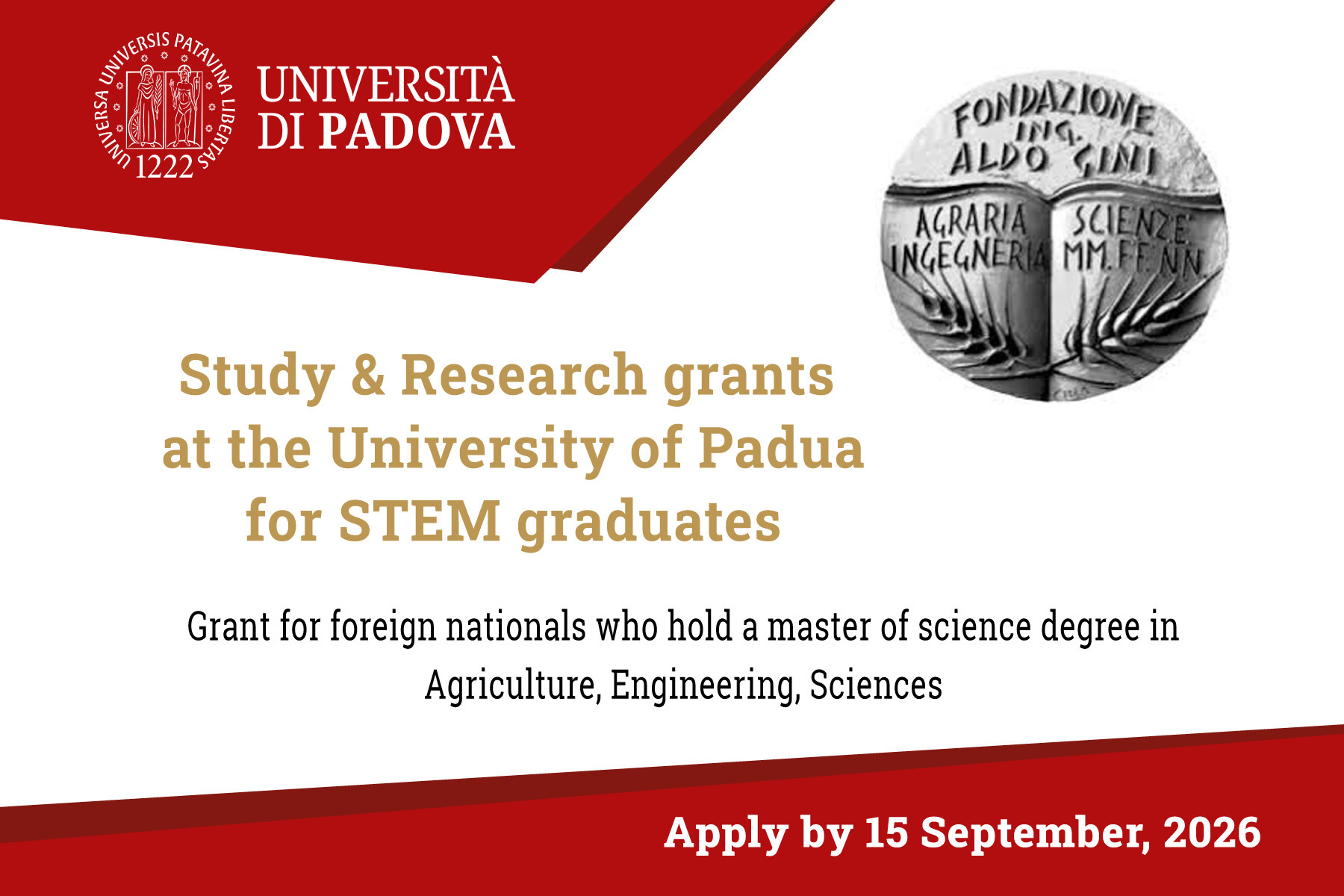 Stipendije Univerziteta u Padovi