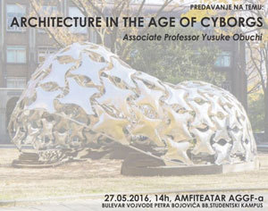 Poziv na predavanje profesora arhitekture Yusuke Obuchi iz Japana, sa Univerziteta u Tokiju
