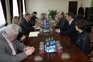 Rektor Univerziteta Primorska sa saradnicima u radnoj posjeti našem Univerzitetu