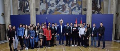 Studenti Fakulteta političkih nauka kod Vučića
