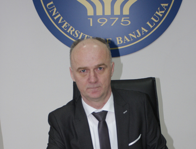 Prof. dr Radoslav Gajanin rektor Univerziteta u Banjoj Luci