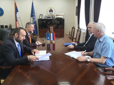 Rektor se sastao sa ministrom Šeranićem