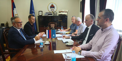Rector meeting with Minister Malesevic