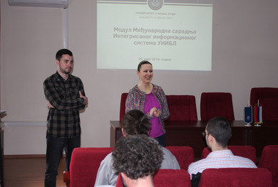 International Cooperation module integrated at the University