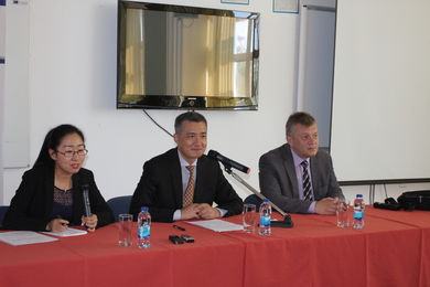 Ambasador NR Kine održao predavanje na Fakultetu bezbjednosnih nauka