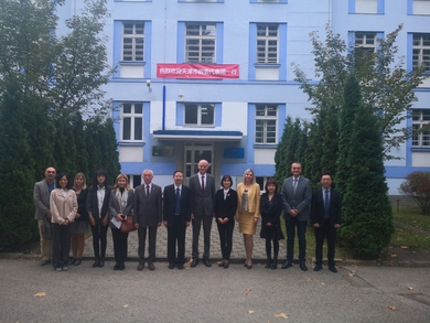 Tianjin Delegation Visited the University of Banja Luka 